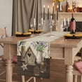 thumbnail image 2 of Table Runners 72 Inches Long Dress Scarves, Vintage Flowers Farmhouse Kitchen/Dining Table Runner, Coffee Tablerunners, Birds Retro Art Elegant Farmhouse Rustic 18x72 Inch, 2 of 9