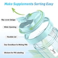 thumbnail image 5 of Cute Pill Dispenser with 7 Large Compartments, Portable Pill Bottle Organizer with Wide Opening for Easy Use, Anti-Mix Pill Organizer for Travel, 5 of 5