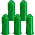 thumbnail image 1 of Juego de 5 cepillos de dientes de dedo para perros, cepillos de dientes de silicona, cepillo para limpiar los dientes de los gatos, 1 of 5