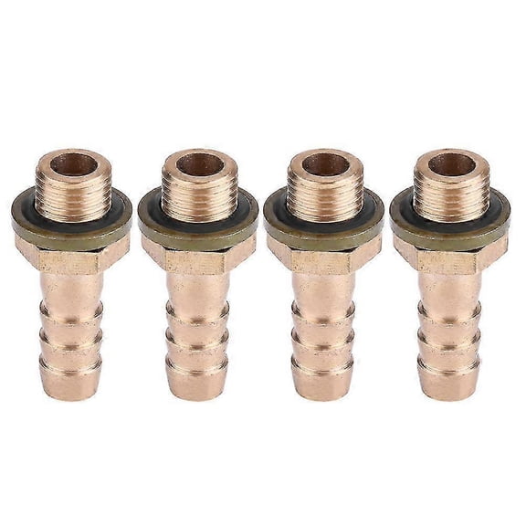4Pcs Motorcycle Oil Cooler Oil Cooled System M8 Hollow Screw Adapter Fitting M12*1.25mm