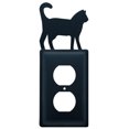 thumbnail image 3 of Village Wrought Iron EO-6 Cat Outlet Cover-Black, 3 of 3