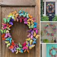 thumbnail image 6 of Butterfly Wreath Butterfly Wreath Excellent Decoration Sturdy And Durable 25cm/9.8in Smile Home, 6 of 8