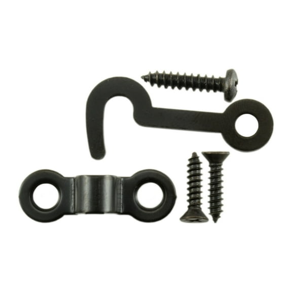 3/4" x 1-7/8" Bronze Hooks & Staples (10 pcs.)