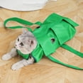 thumbnail image 5 of Cat Restraint Bag, Scratch-Resistant Nylon Cat Grooming Bag with Zipper & Paste Tape, Adjustable Multifunctional Cats Carry Bag for Administering Eye Drops, Ear Cleaner, Clipping Nails,Yellow-M, 5 of 9