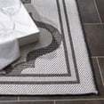 thumbnail image 3 of SAFAVIEH Machine Washable Rug Indoor/Outdoor Bermuda Collection - Bermuda Tamaya Geometric Machine Washable Indoor/Outdoor Area Rug, Grey/Brown, 6'7" x 9'2", 3 of 10