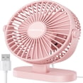 thumbnail image 1 of POINTERTECK USB Small Desk Fan 6.5 Inch  3 Speeds Quiet Portable Desktop Table Fan  360° Adjustment Personal Mini Fan Quiet Operation for Home Office Car Outdoor Travel (Blue), 1 of 7