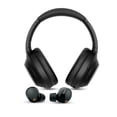 thumbnail image 1 of Auriculares Sony WH-1000XM4 inalámbricos con cancelación de ruido negros, 1 of 7