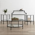 thumbnail image 2 of Crosley Aimee Coffee Table Set-Finish:Oil Rubbed Bronze,Number of Items:4,Product Includes:Console, 2 of 5