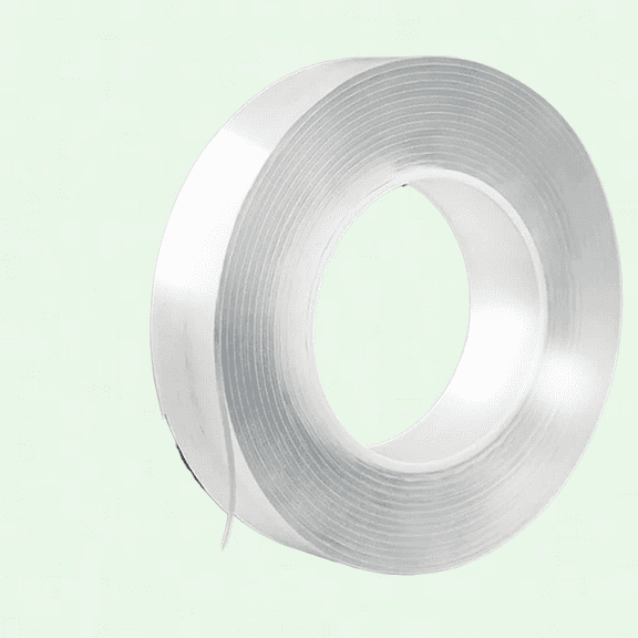 Double Sided Tape, Nano Mount Edition, Heavy Duty Clear Adhesive, Strong Magnetic Photo Frame Hanger, Removable Craft, 16.4''L x 1.18''W