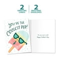 thumbnail image 2 of Tree-Free Greetings Father's Day Greeting Card 2 Pack, 100% Recycled Paper, 5x7, Coolest Pop (GT60456), 2 of 5