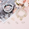 thumbnail image 4 of 1 box 6pcs Layered Necklace Clasps Bracelet Layering Clasp Rhinestone Peanut Pearls Clasps Necklaces Bracelets Multiple Strands Connector for Jewelry Making Women DIY Crafts Silver golden, 4 of 6