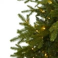 thumbnail image 4 of Nearly Natural Clear Prelit LED Green Decorated Fir Christmas Tree, 7', 4 of 7