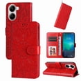 thumbnail image 1 of Funda tipo cartera GANGXUN para Xiaomi Poco X7 Pro , diseño girasol, cuero PU, soporte, cierre magnético, tarjetero, 1 of 5