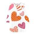thumbnail image 4 of LOVZFMLL Robe d'Été à Manches Courtes pour Filles, Col Rond Imprimé, 4 of 4