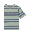 thumbnail image 4 of Wonder Nation Boys Stripe Tee with Short Sleeves, Sizes 4-18 & Husky, 4 of 4