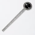 thumbnail image 2 of Crescent moon symbol Vintage Silver Lace-Edged Bookmark: a Gift for Readers and Book Lovers, 2 of 5