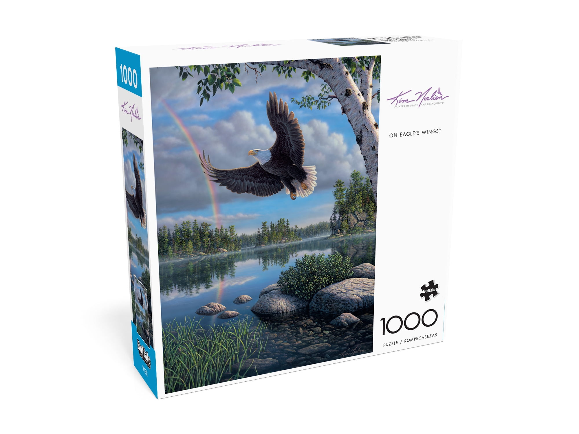 Buffalo Games 1000-Piece Kim Norlien On Eagle's Wings Interlocking Jigsaw Puzzle