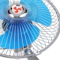 thumbnail image 4 of Tablero De Instrumentos De 12V Vehículo Oscilante Coche Van Camión Inicio Ventilador Con Clip 8 Pulgadas Completamente Cerrado Sunnimix enfriamiento del ventilador del coche, 4 of 8