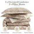 thumbnail image 2 of Perfect Paisley Printed Comforter Set by SouthShore Fine Linens, 2 of 9