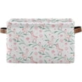 thumbnail image 2 of Storage Basket Cute Llama Foldable Canvas Laundry Baskets Bin Waterproof Inner Layer with Sturdy Handles for Toy Nursery Blanket Clothes 2 Pack, 2 of 7