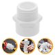 thumbnail image 3 of 2Pcs PVC Pipe Fittings NPT Male Thread PVC Pipe Fitting Adapter Connector PVC Pipe Coupling for Plumbing Line 48.3mm, 3 of 4
