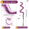 thumbnail image 2 of 30Pcs Glitter Curly Christmas Spray Picks Artificial Wispy Christmas Curly Twigs Glittery Twigs Branches for Christmas Tree Wreath Garland Home Vase Wedding Party (Purple), 2 of 6