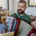 thumbnail image 6 of Uxcell Accordion 10 Keys Button Accordion Mini Musical Instrument Gifts for Children Beginners Educational, Camo, 6 of 6