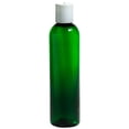 thumbnail image 1 of Green Plastic Slim Cosmo Bottle with White Disc Cap - 8 oz / 250 ml, 1 of 1
