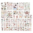 thumbnail image 2 of Pegatinas Temporales ANGGREK Impermeables 50 Piezas Navidad, 2 of 8