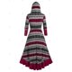 thumbnail image 3 of Vestido Capucha Dobladillo Cordones Tamaño Plus Rosegal  Vestidos casuales de talla grande, 3 of 5