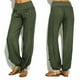 thumbnail image 1 of Puntoco moda mujer botones sólidos algodón y lino pantalones sueltos casuales pantalones de pierna ancha Puntoco Puntoco-5632, 1 of 9