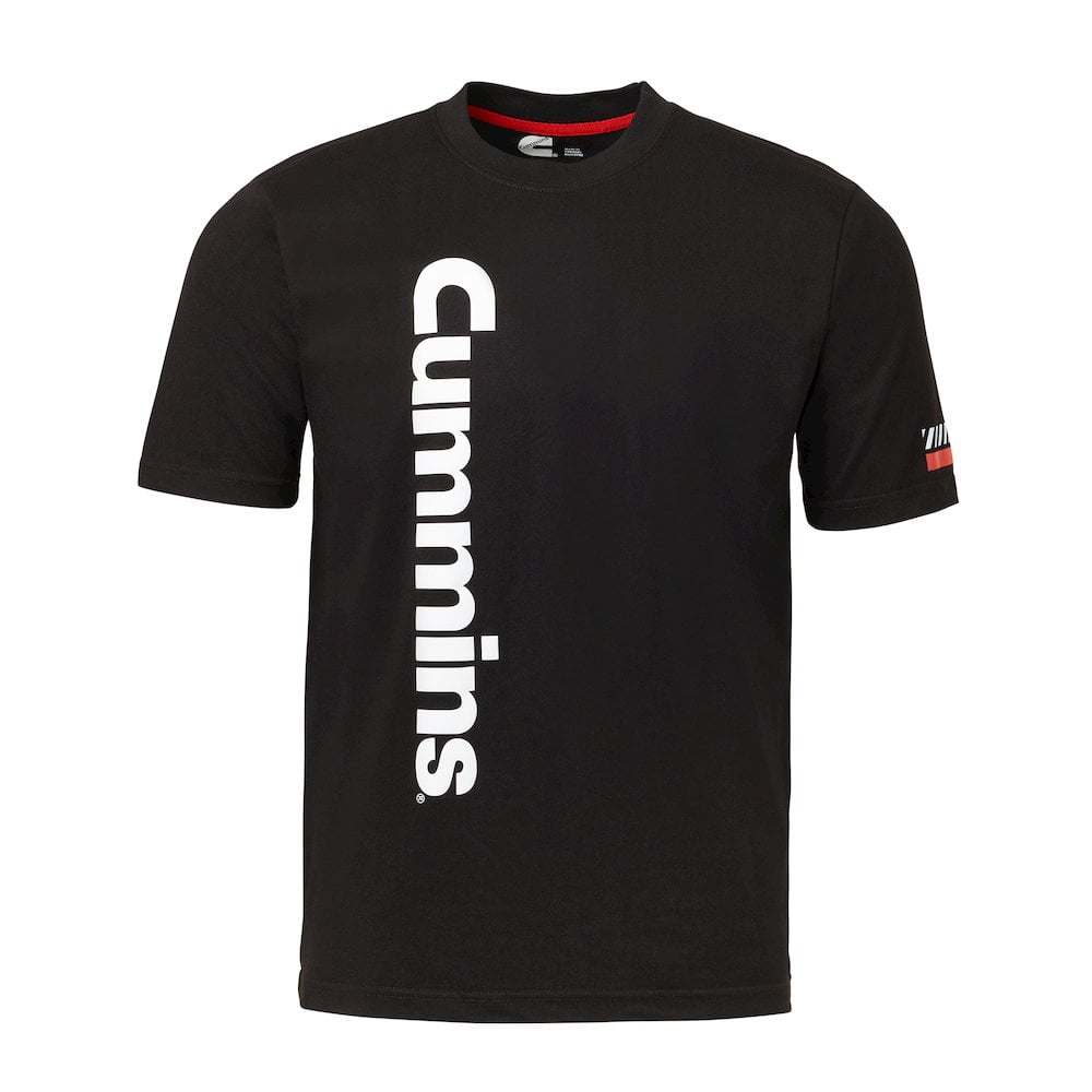 Cummins CMN35220Racing Stripes T Shirts for Men and Women Crew Neck Trucker  Apparel Logo Black XL - Walmart.com, image size:1000x1000