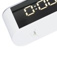 thumbnail image 4 of LED Alarm Clock Household Multifunctional Touch Screen Alarm Clock Indoor Temperature Meter Thermometer with USB Cable, 4 of 4