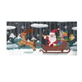 thumbnail image 1 of adviicd Christmas Outdoor Garage Door Tapestry Cloth Holiday Party Decoration Background Cloth Matching Hanging Cloth Multi Size, 1 of 5