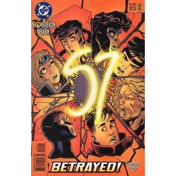 Sovereign Seven #15 VF ; DC Comic Book