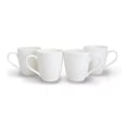 thumbnail image 1 of Juego de 4 Tazas de Cerámica Clásicas Blanco 270 ml Ideen Clásica Blanca, 1 of 4