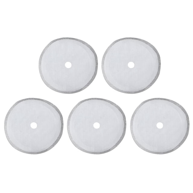 5Pcs 304 Stainless Steel Coffee Filter Portable Detachable Coffee Pot Mesh Filter AccessoryS 350ml