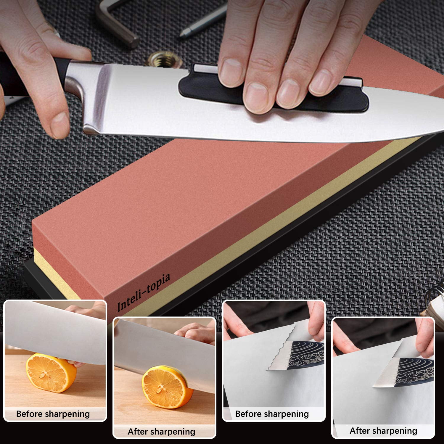 DUAL COMBINATION SHARPENING STONE– Shop in the Kitchen