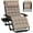 Beige, variant on ZENPETIO 33in 500lbs Oversized Zero Gravity Chair w/Removable Cushion&Headrest Footrest Camping Chair Reclining Patio Chairs Recliner Indoor Outdoor XXL Lounge Chair