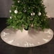 thumbnail image 4 of Base para falda de árbol de Navidad con diseño de alce tejido de hilo, tapete navideño decorativo color beige 122cm Acrílico Beige, 4 of 9