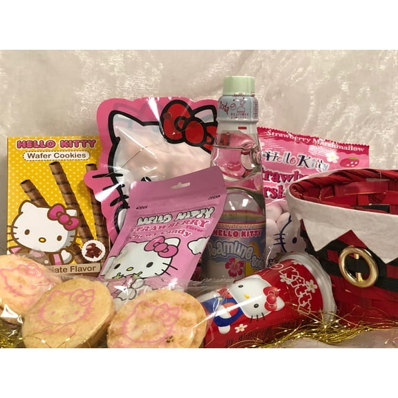 Hello Kitty Snack Mix Box Holiday Gift Set 7 Different Variety Product of Japan
