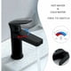 thumbnail image 4 of Grifo certificado WaterSense con acabado negro mate, fácil instalación para una configuración sin complicaciones, válvula confiable para una mayor durabilidad, 4 of 5