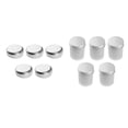 thumbnail image 1 of Latas de aluminio cosméticas, frascos vacíos, recipientes de crema, pote de maquillaje, latas vacías, frascos cosméticos vacíos, latas para bálsamos, envase cosmético con tapa, frascos, 1 of 9
