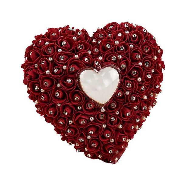 Qarigey Colgador de puerta colgante de pared, mano de obra fina multiusos, adorno de boda, tamaño compacto, decoraciones para el hogar, dulce regalo, Ropa, zapatos y accesorios Miscelánea Vino rojo Qarigey AP014950-05