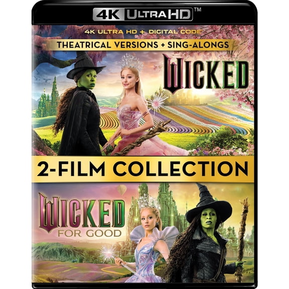 Wicked 2-Movie Collection (4K Ultra HD   Digital Copy) Universal, Musical