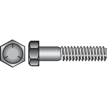 UPC: 0008236078459 | Hillman 3/4 Heat Treated Zinc Steel Hex Head Cap Screw