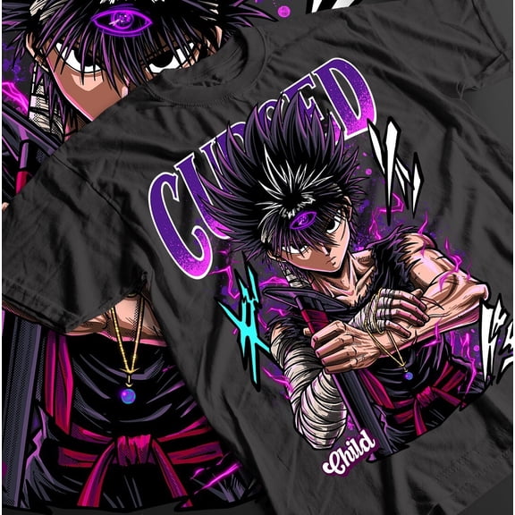 Anime Manga Hiei Kuwabara Kurama Yusuke T-shirt, Unisex Tee Gift Shirt