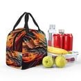 thumbnail image 5 of Vsdgher Dynamic Fire Bird Art Lunch Bag, Lunch Box for Women Adult Men, Lunch Tote Insulated Cooler Lunch Container for Work/Office/Picnic/Travel, 5 of 8