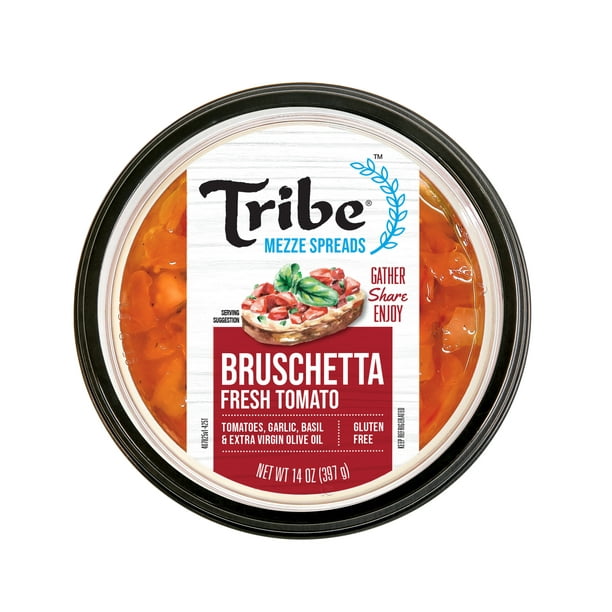 Tribe Fresh Tomato Bruschetta, 14 oz - Ideal for Office Breakrooms