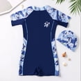 thumbnail image 5 of MEZZALL Children Swimsuit Boys Sun Swimwear One-Pieces Monokini Ice Cream Printed Rash Guard With Astronaut Print For Beach Pool Summer Leisure Bathing Suit Beachwear, 5 of 8